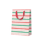 Gift bag HoHoHo stripe Small