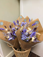 Purple Dried Flower Arrangements