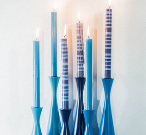 Powder Blue Eco Dinner Candles