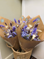 Purple Dried Flower Arrangements