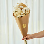 Dried Flowers Field Bouquet - Exclusive White - Wedding Favorite: Large