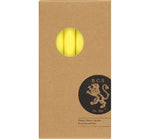Primrose Yellow Eco Dinner Candles, 6 per pack: 6