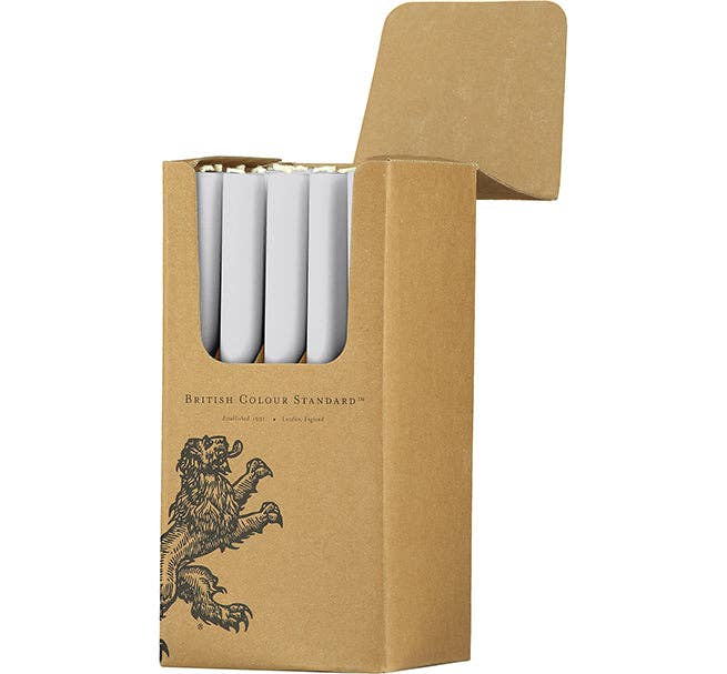 Gull Grey Eco Dinner Candles, 25 per pack: 1
