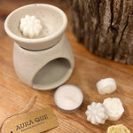 SUNU Stoneware Essential Oil Burner: Yellow Ginger