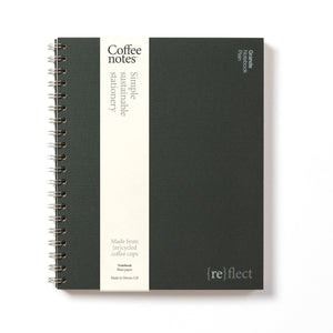 Forest Wirebound Notebook (Plain): Medio