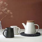 ALO Stoneware Conical Mug: White Wash