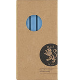 Medici Blue Eco Dinner Candles, 6 per pack: 6