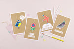 Birthday Pigeon Card - Wooden Keepsake