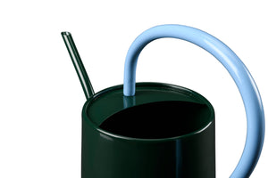 NEW Scalloped Indoor Watering Can -  Dark Green FSC 100%