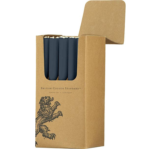 Gunmetal Grey Eco Dinner Candles, 25 per pack: 1