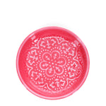 Enamel trinket dish - Vibrant pink