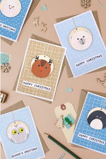 Polar Bear Christmas Card - with keepsake