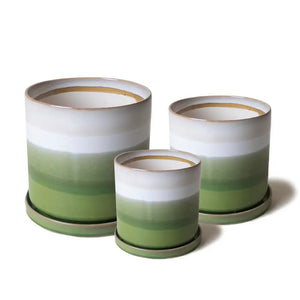 Minute, 6/7/8" Pot & Saucer: Cosmo