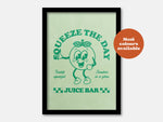 Squeeze The Day Takeaway Print: Cream / A4