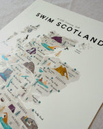 Swim Scotland A3 Map Checklist: Print Only