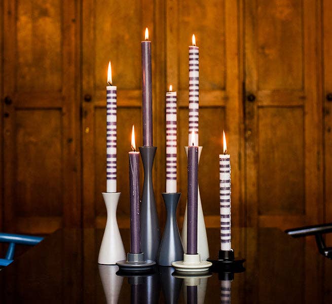 Gull Grey Eco Dinner Candles, 25 per pack: 1