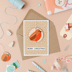 Robin Keepsake Christmas Card