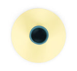Small 4cm Two-Tone Jasmine & Petrol Blue Metal Candleholder: 6