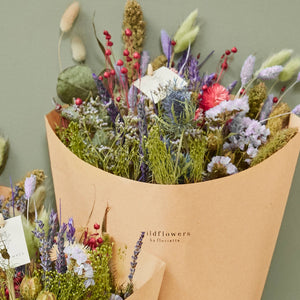 Dried Flowers - Field Bouquet Purple Dusk: Medium