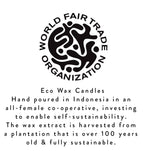 Pearl White Eco Dinner Candle