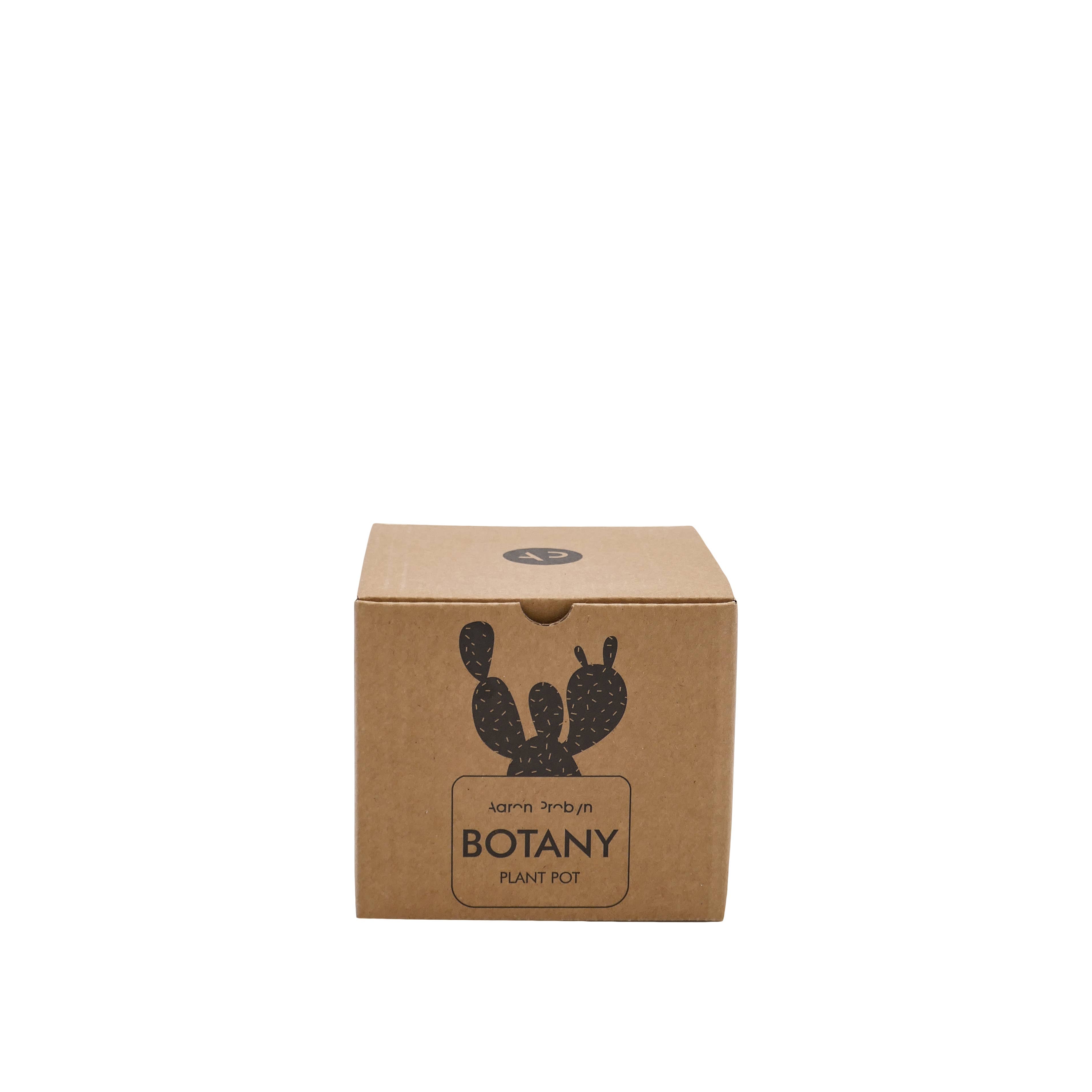 BOTANY porcelain Plant Pot SMALL: Dark Terracotta