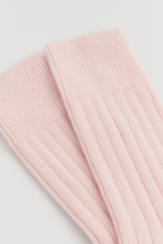 Frosting Pink Merino Bed Socks: Frosting Pink / Small (UK 4-8)