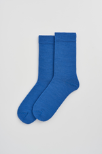 Strong Blue Merino Socks: Strong Blue / Medium (UK 8-10)