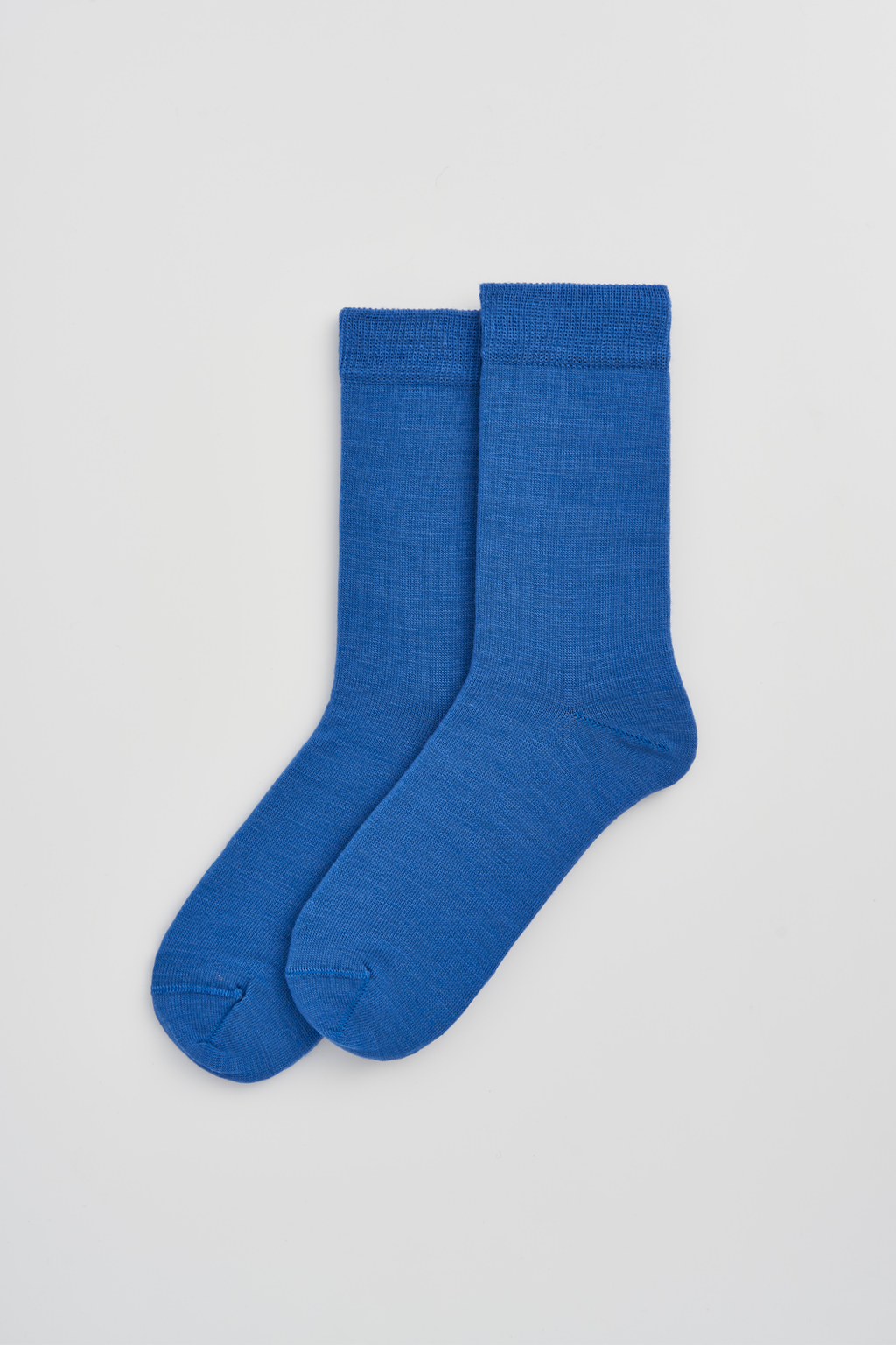 Strong Blue Merino Socks: Strong Blue / Large (UK 11-13)