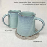 ALO Stoneware Conical Mug: Ice Wash