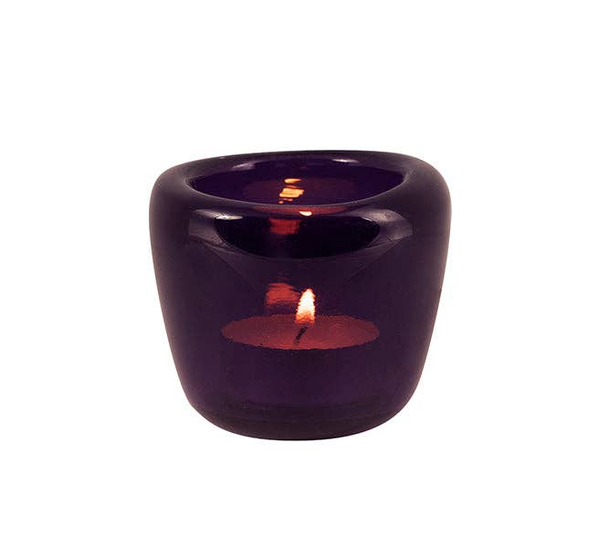 Handmade Aconite Violet Tealights x 6 Pack: 6
