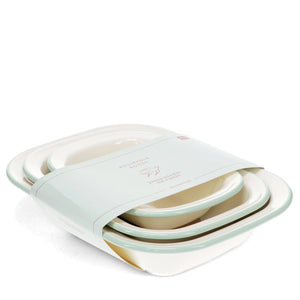 Enamel Pie Dishes (Set of 3) - Pistachio
