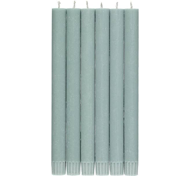 Opaline Green Eco Dinner Candles, 25 per pack: 1