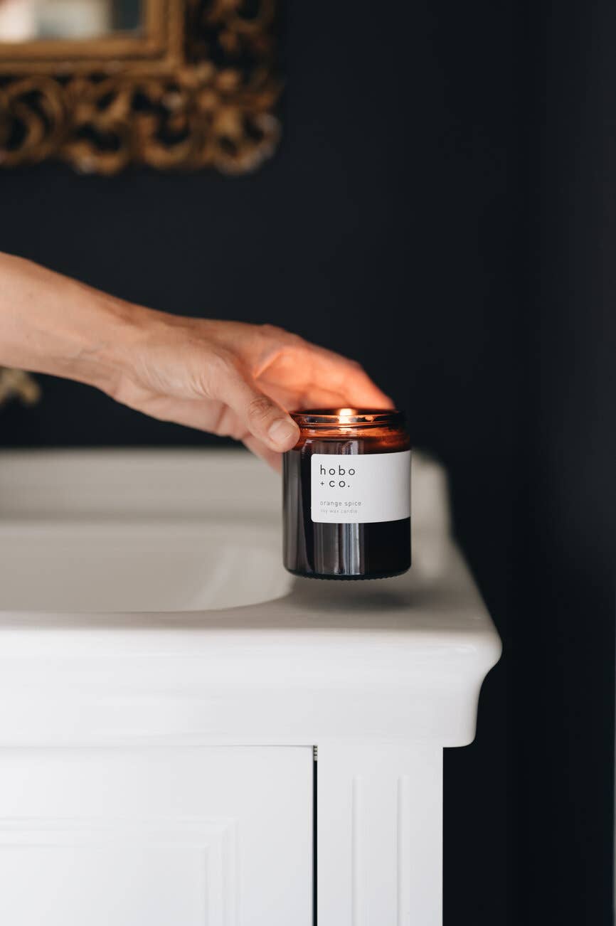 Christmas Orange Spice Medium Scented Soy Candle