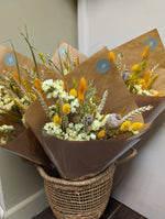 Yellow Dried Flower Arrangements