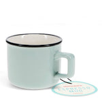 Stoneware espresso mug 125ml - Light blue