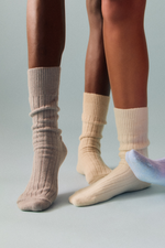 Correct Grey Merino Bed Socks: Correct Grey / Large (UK 9-13)