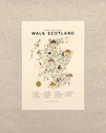 Walk Scotland A3 Map Checklist: Print Only