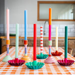 Green Dinner Candles | 25 Candles | POS Unit | Christmas |