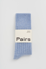 Morning Blue Merino Bed Socks: Morning Blue / Small (UK 4-8)