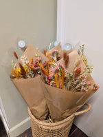 Orange Dried Flower Arrangements
