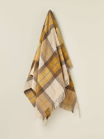 Skye Pure Wool Throw: Green
