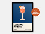 Aperol Spritz Cocktail Print: Orange / A5