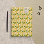 Dandelion Wildflower Geometric Recycled Notebook - A5 Lined