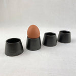 ANDAA Minimalist Stoneware Conical Egg Cup: White Wash