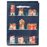 Christmas Holidays Houses Gift Bag - Medium